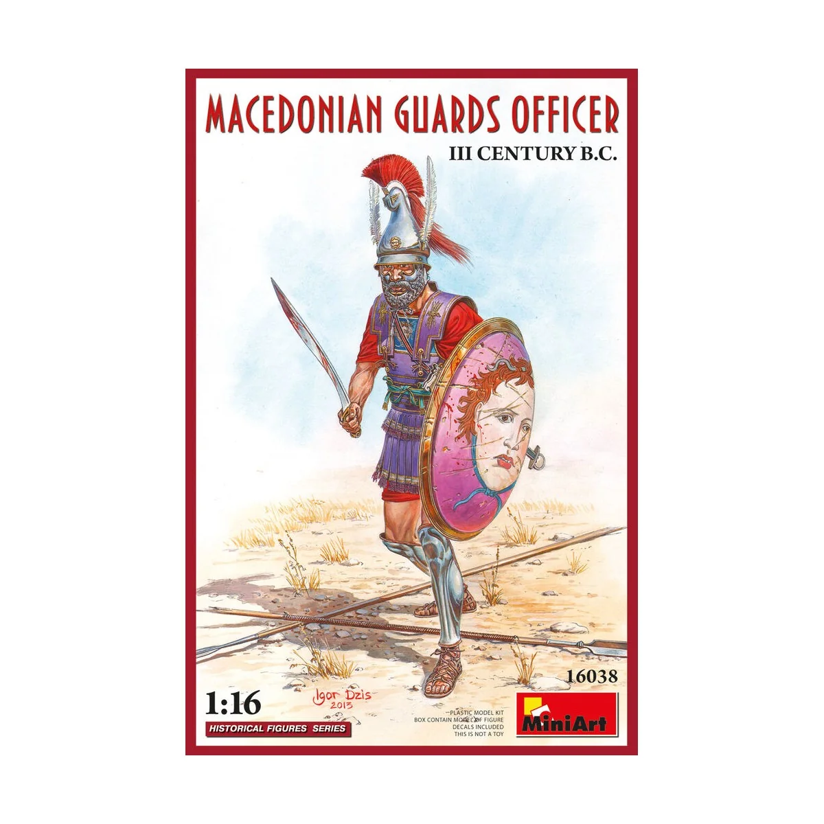 Macedonian Guards Officer. III Century B.C., 1/16 - MiniArt 16038 Macedonian Guards Officer. III Century B.C., 1/16 - MiniArt 16038