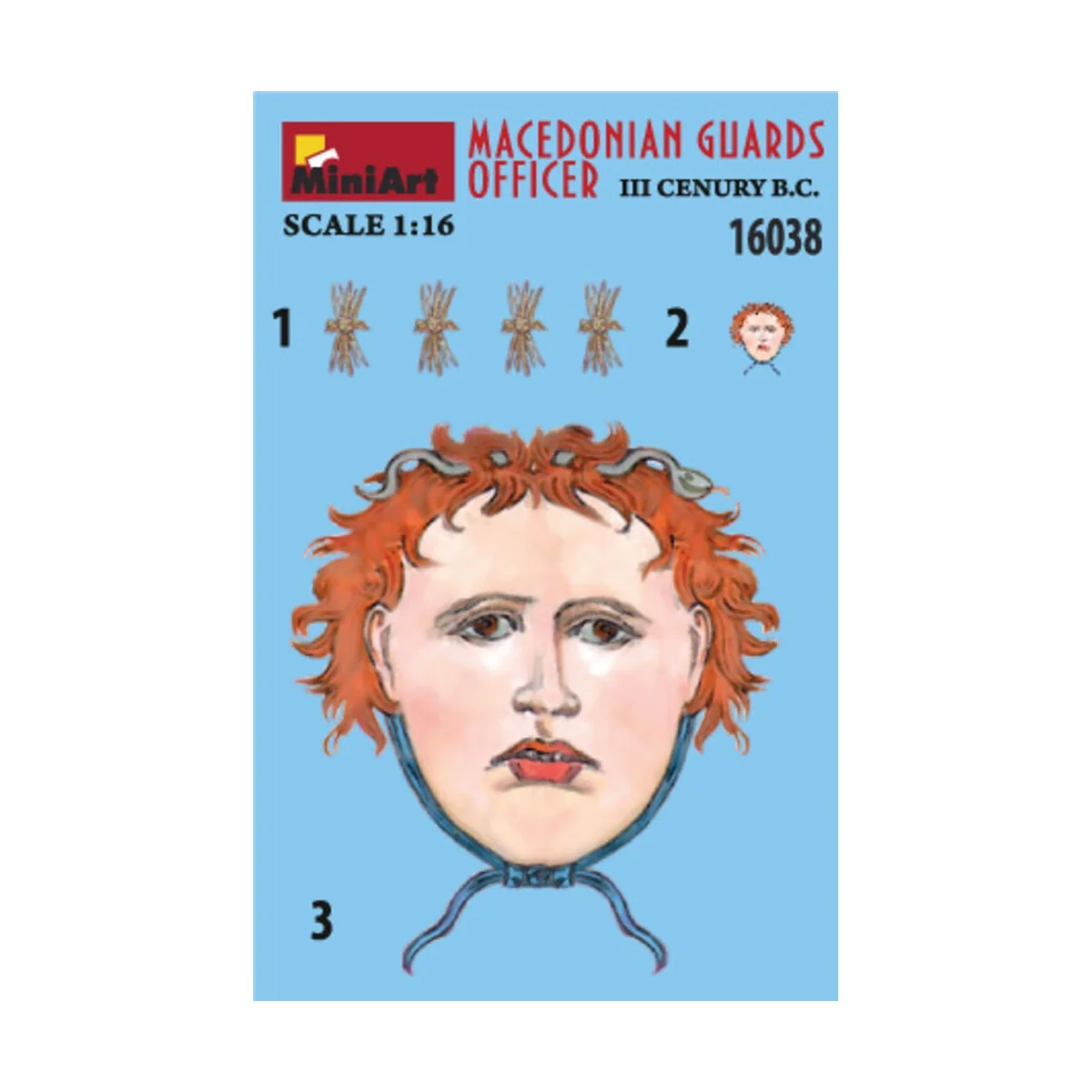 Macedonian Guards Officer. III Century B.C., 1/16 - MiniArt 16038 Macedonian Guards Officer. III Century B.C., 1/16 - MiniArt 16038