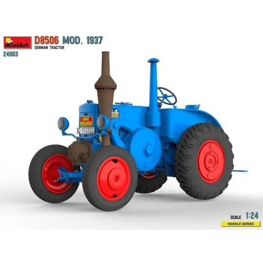 German Tractor D8506 Mod. 1937, 1/24 - MiniArt 24003 German Tractor D8506 Mod. 1937, 1/24 - MiniArt 24003