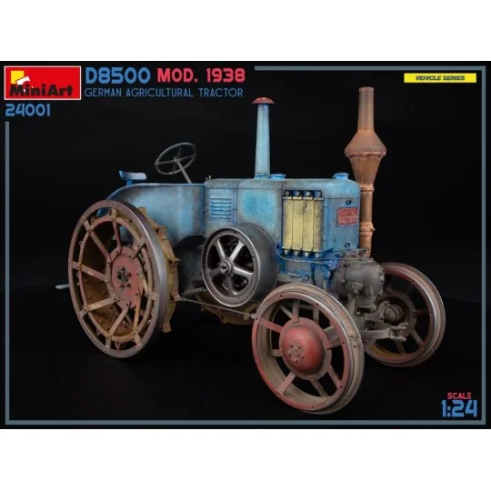 German Agricultural Tractor D8500 Mod. 1938, 1/24 - MiniArt 24001 German Agricultural Tractor D8500 Mod. 1938, 1/24 - MiniArt 24001