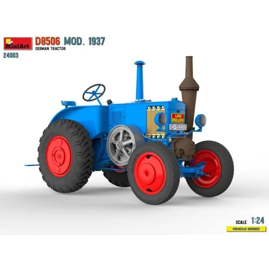 German Tractor D8506 Mod. 1937, 1/24 - MiniArt 24003 German Tractor D8506 Mod. 1937, 1/24 - MiniArt 24003
