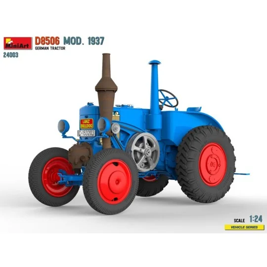 German Tractor D8506 Mod. 1937, 1/24 - MiniArt 24003 German Tractor D8506 Mod. 1937, 1/24 - MiniArt 24003