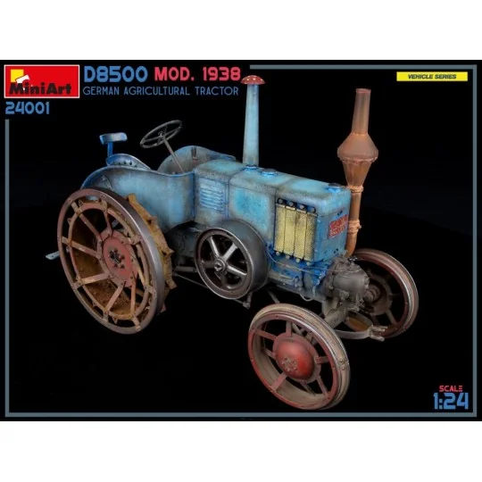 German Agricultural Tractor D8500 Mod. 1938, 1/24 - MiniArt 24001 German Agricultural Tractor D8500 Mod. 1938, 1/24 - MiniArt 24001