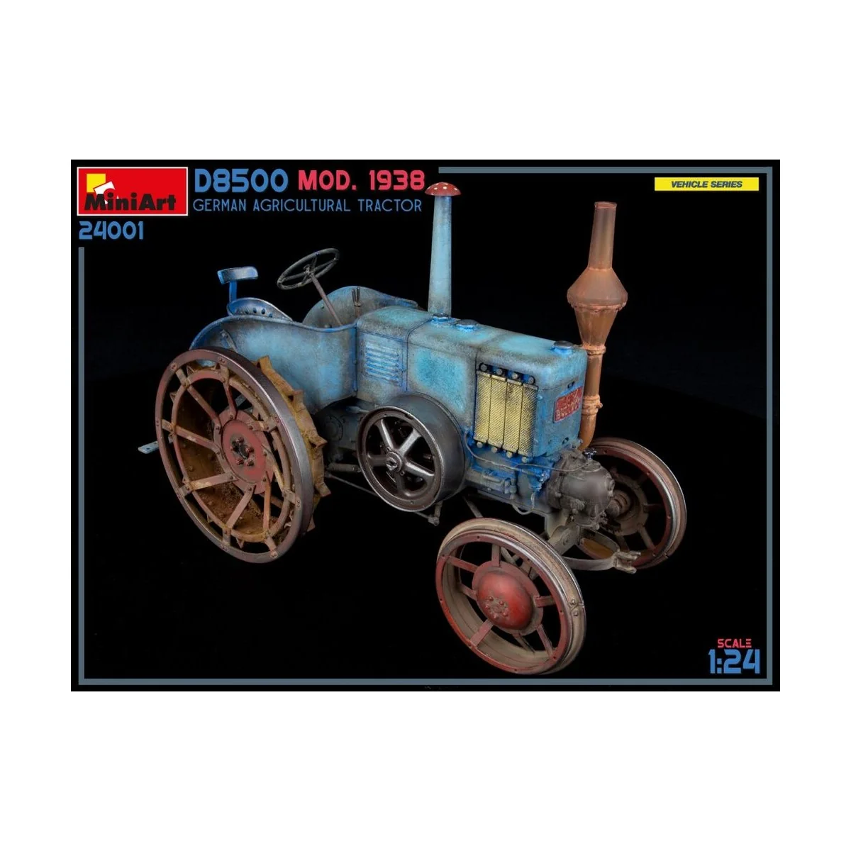 German Agricultural Tractor D8500 Mod. 1938, 1/24 - MiniArt 24001 German Agricultural Tractor D8500 Mod. 1938, 1/24 - MiniArt 24001