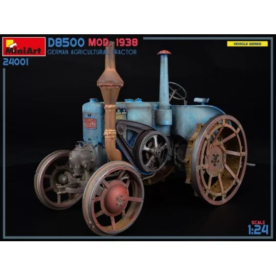 German Agricultural Tractor D8500 Mod. 1938, 1/24 - MiniArt 24001 German Agricultural Tractor D8500 Mod. 1938, 1/24 - MiniArt 24001