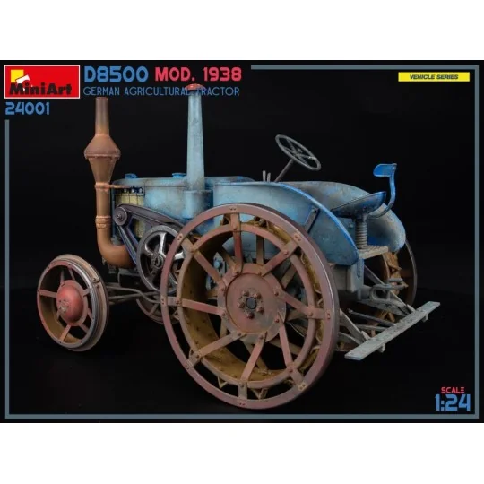 German Agricultural Tractor D8500 Mod. 1938, 1/24 - MiniArt 24001 German Agricultural Tractor D8500 Mod. 1938, 1/24 - MiniArt 24001