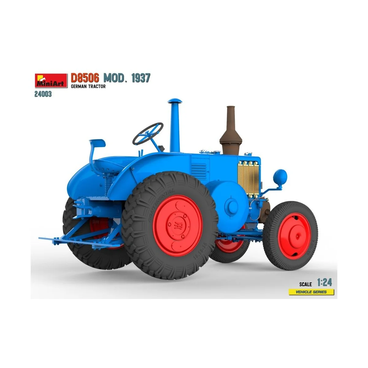 German Tractor D8506 Mod. 1937, 1/24 - MiniArt 24003 German Tractor D8506 Mod. 1937, 1/24 - MiniArt 24003