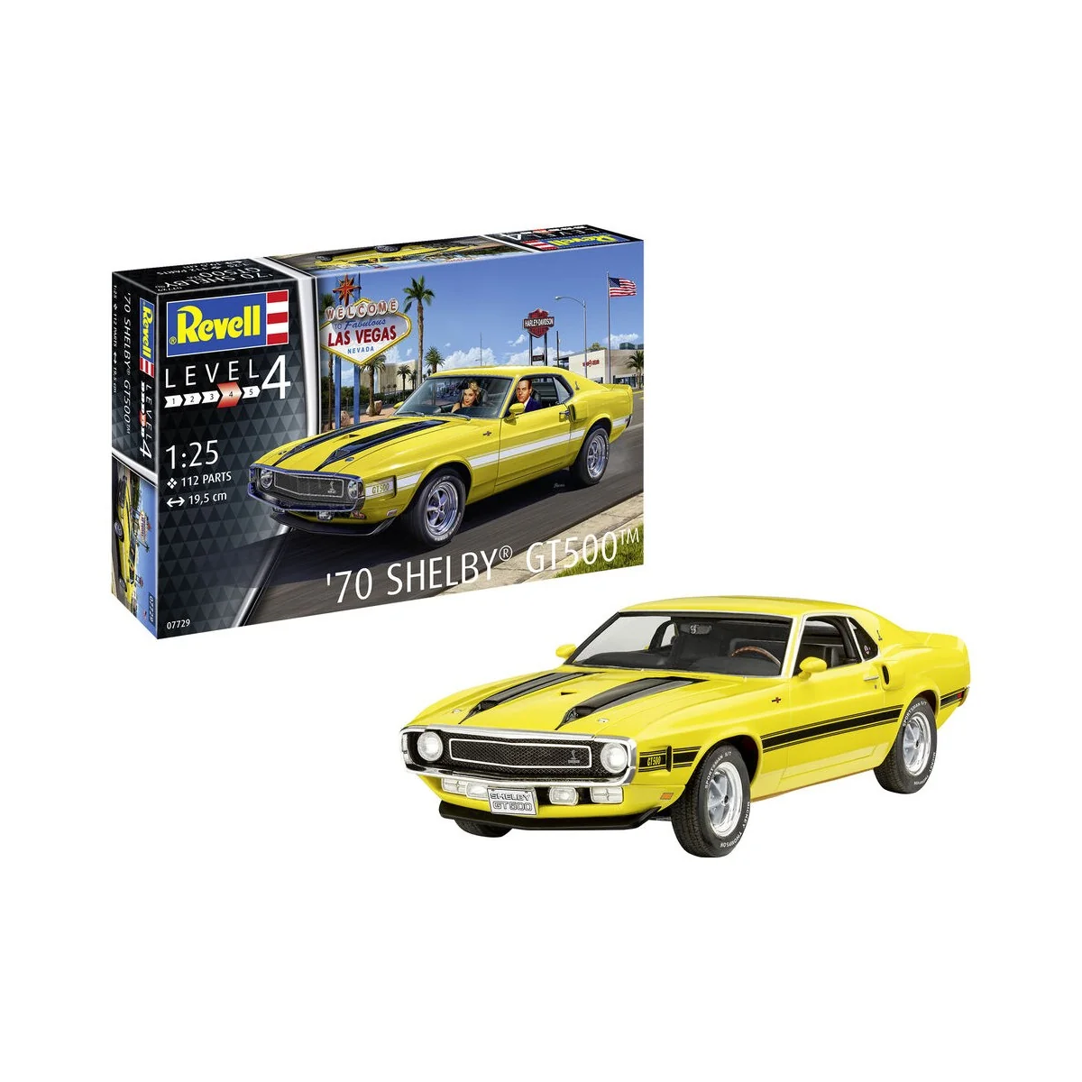 '70 Shelby Mustang GT500, 1/25 - Revell 07729 '70 Shelby Mustang GT500, 1/25 - Revell 07729