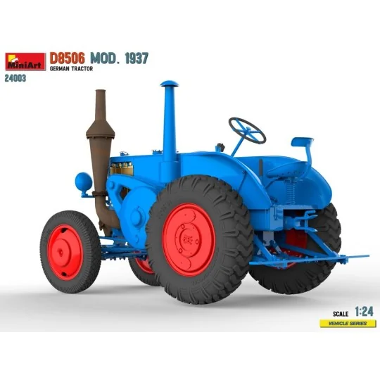German Tractor D8506 Mod. 1937, 1/24 - MiniArt 24003 German Tractor D8506 Mod. 1937, 1/24 - MiniArt 24003