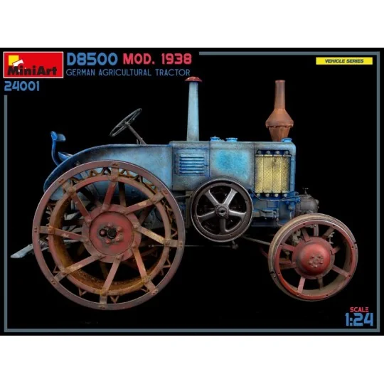 German Agricultural Tractor D8500 Mod. 1938, 1/24 - MiniArt 24001 German Agricultural Tractor D8500 Mod. 1938, 1/24 - MiniArt 24001