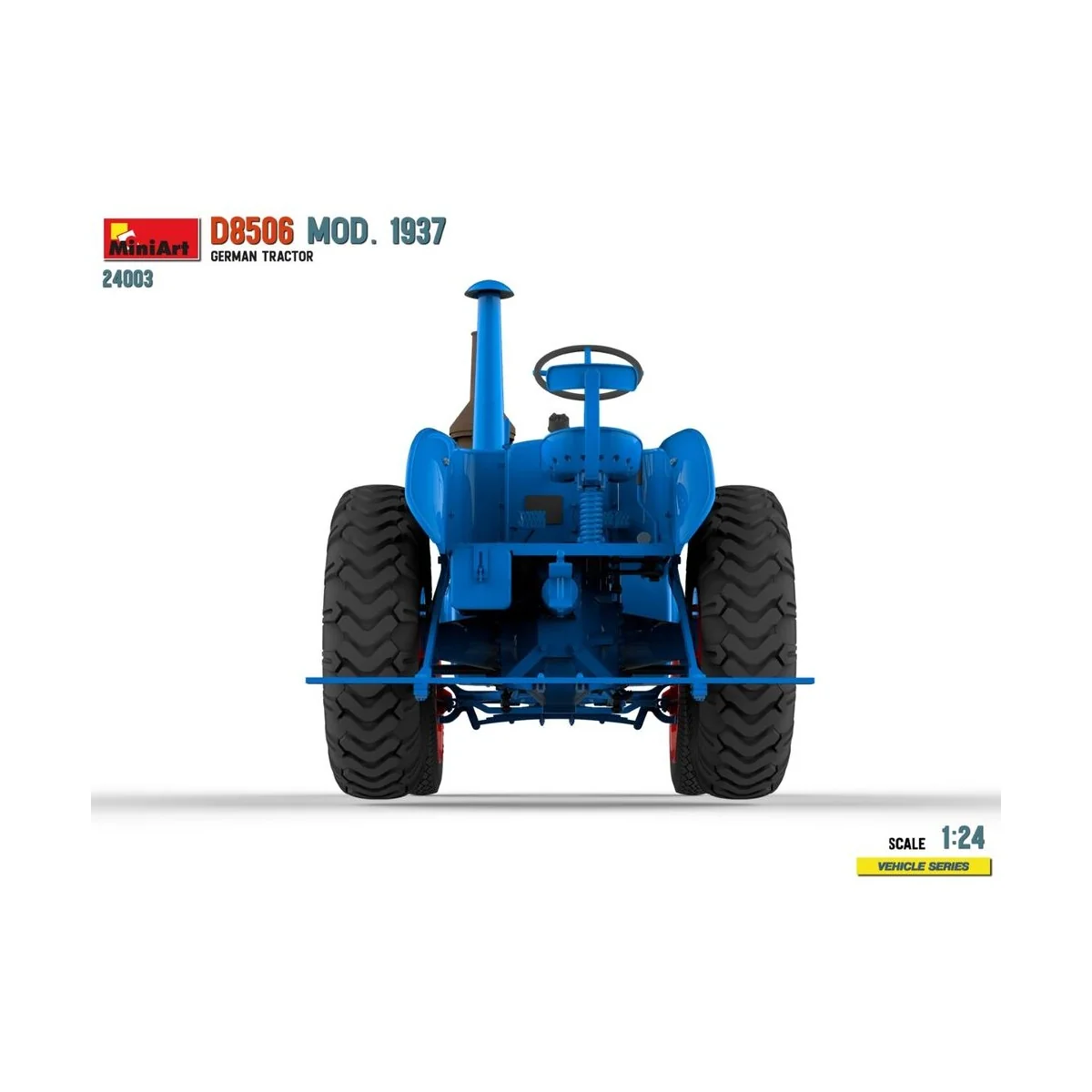 German Tractor D8506 Mod. 1937, 1/24 - MiniArt 24003 German Tractor D8506 Mod. 1937, 1/24 - MiniArt 24003