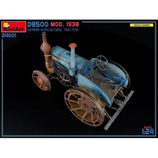 German Agricultural Tractor D8500 Mod. 1938, 1/24 - MiniArt 24001 German Agricultural Tractor D8500 Mod. 1938, 1/24 - MiniArt 24001