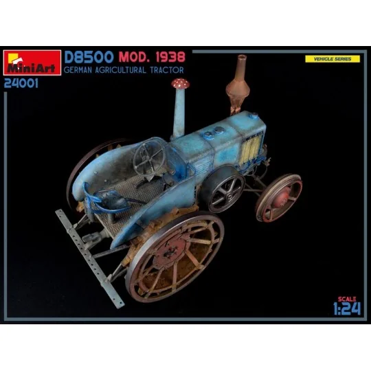 German Agricultural Tractor D8500 Mod. 1938, 1/24 - MiniArt 24001 German Agricultural Tractor D8500 Mod. 1938, 1/24 - MiniArt 24001