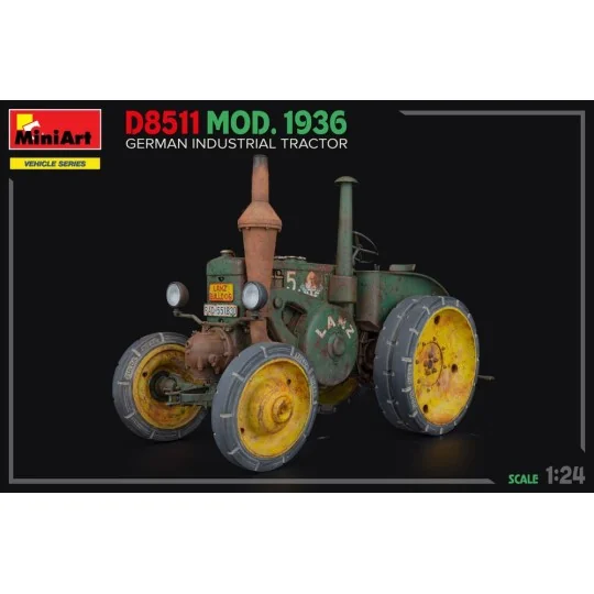 German Industrial Tractor D8511 Mod. 1936, 1/24 - MiniArt 24005 German Industrial Tractor D8511 Mod. 1936, 1/24 - MiniArt 24005