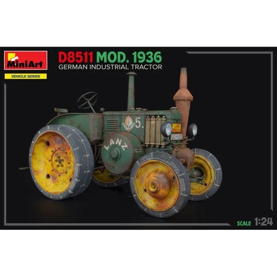 German Industrial Tractor D8511 Mod. 1936, 1/24 - MiniArt 24005 German Industrial Tractor D8511 Mod. 1936, 1/24 - MiniArt 24005