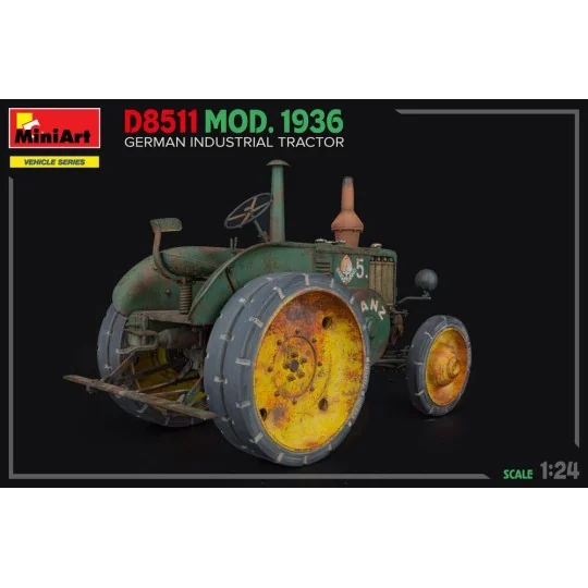 German Industrial Tractor D8511 Mod. 1936, 1/24 - MiniArt 24005 German Industrial Tractor D8511 Mod. 1936, 1/24 - MiniArt 24005