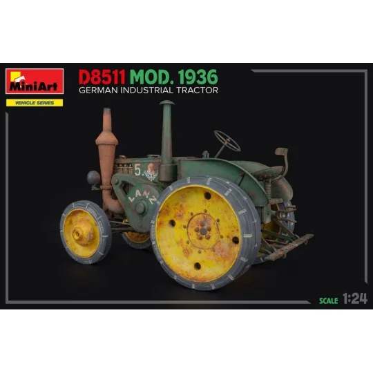 German Industrial Tractor D8511 Mod. 1936, 1/24 - MiniArt 24005 German Industrial Tractor D8511 Mod. 1936, 1/24 - MiniArt 24005