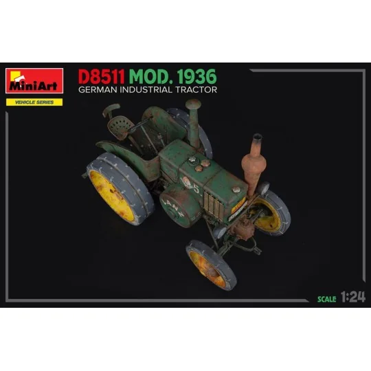 German Industrial Tractor D8511 Mod. 1936, 1/24 - MiniArt 24005 German Industrial Tractor D8511 Mod. 1936, 1/24 - MiniArt 24005
