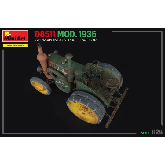 German Industrial Tractor D8511 Mod. 1936, 1/24 - MiniArt 24005 German Industrial Tractor D8511 Mod. 1936, 1/24 - MiniArt 24005