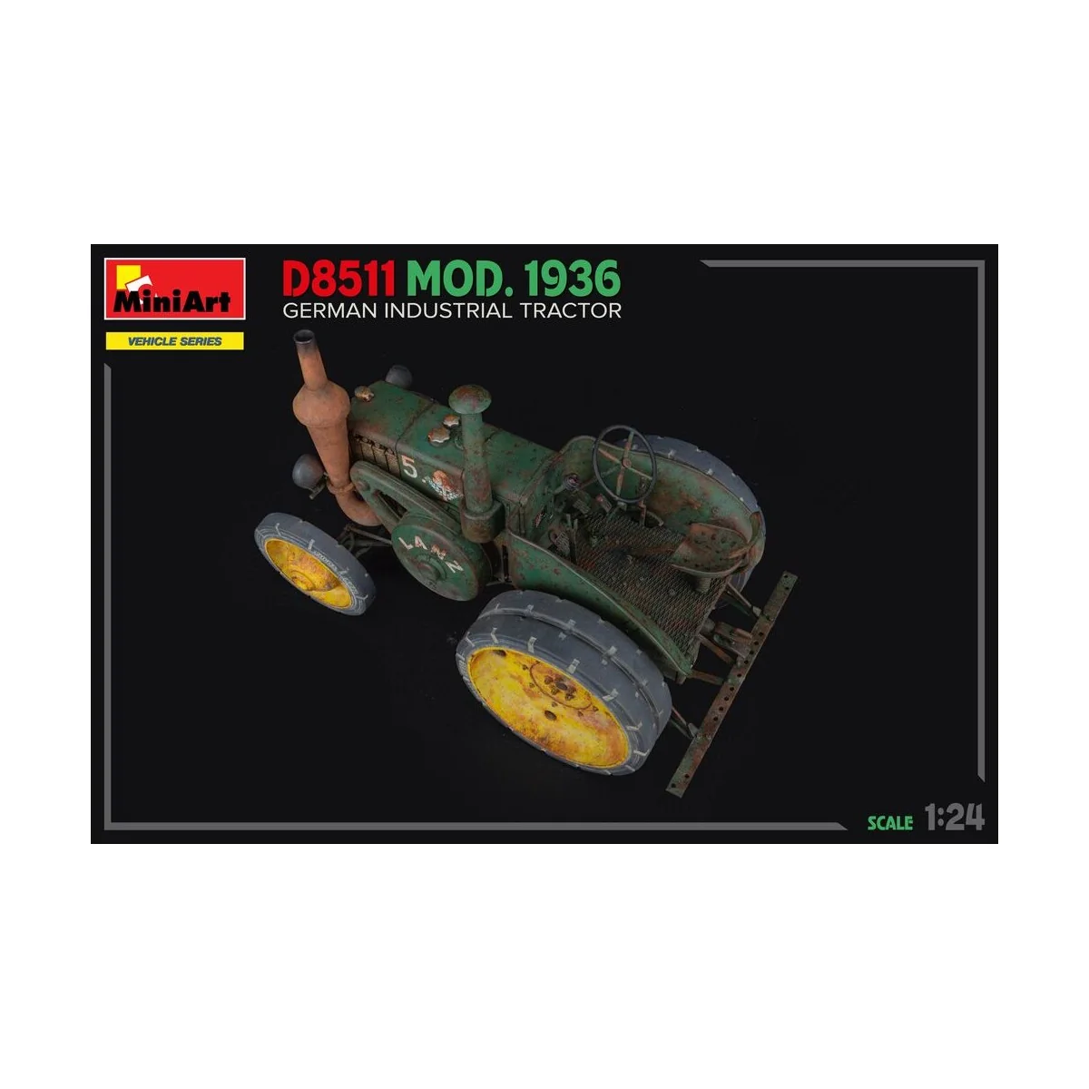 German Industrial Tractor D8511 Mod. 1936, 1/24 - MiniArt 24005 German Industrial Tractor D8511 Mod. 1936, 1/24 - MiniArt 24005