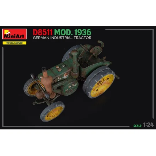 German Industrial Tractor D8511 Mod. 1936, 1/24 - MiniArt 24005 German Industrial Tractor D8511 Mod. 1936, 1/24 - MiniArt 24005
