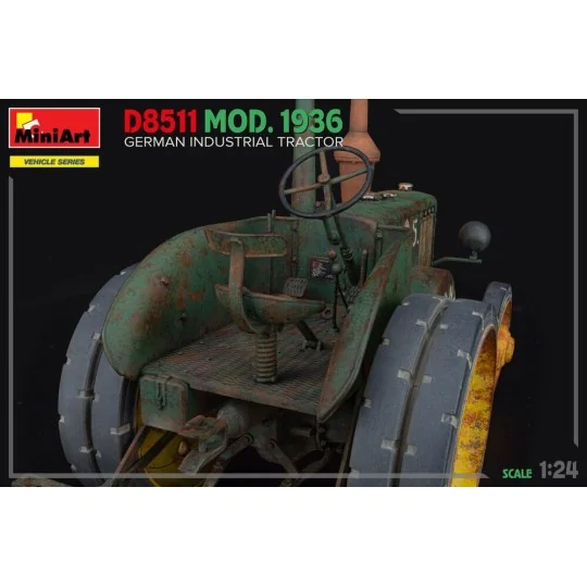 German Industrial Tractor D8511 Mod. 1936, 1/24 - MiniArt 24005 German Industrial Tractor D8511 Mod. 1936, 1/24 - MiniArt 24005