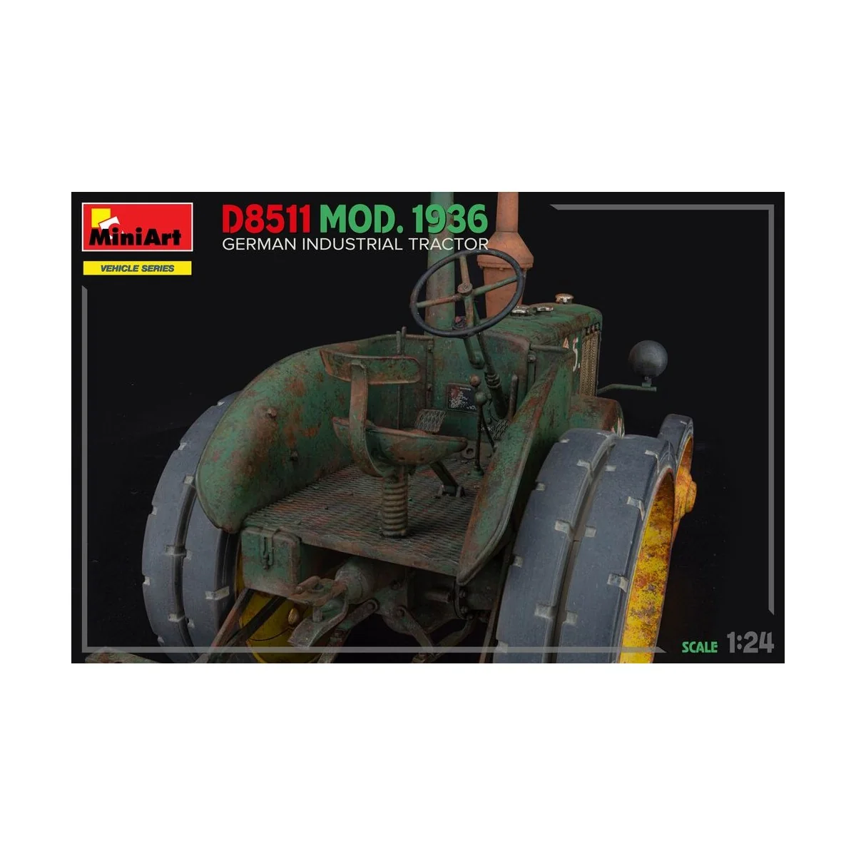 German Industrial Tractor D8511 Mod. 1936, 1/24 - MiniArt 24005 German Industrial Tractor D8511 Mod. 1936, 1/24 - MiniArt 24005