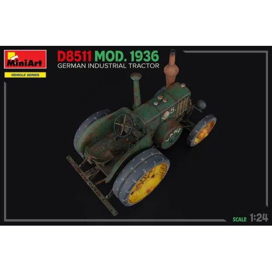 German Industrial Tractor D8511 Mod. 1936, 1/24 - MiniArt 24005 German Industrial Tractor D8511 Mod. 1936, 1/24 - MiniArt 24005