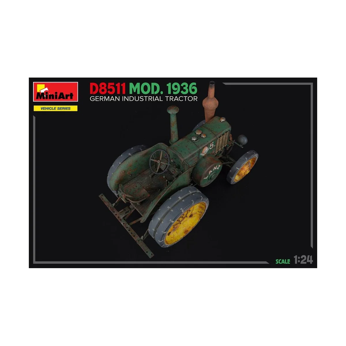 German Industrial Tractor D8511 Mod. 1936, 1/24 - MiniArt 24005 German Industrial Tractor D8511 Mod. 1936, 1/24 - MiniArt 24005