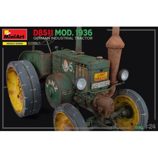 German Industrial Tractor D8511 Mod. 1936, 1/24 - MiniArt 24005 German Industrial Tractor D8511 Mod. 1936, 1/24 - MiniArt 24005