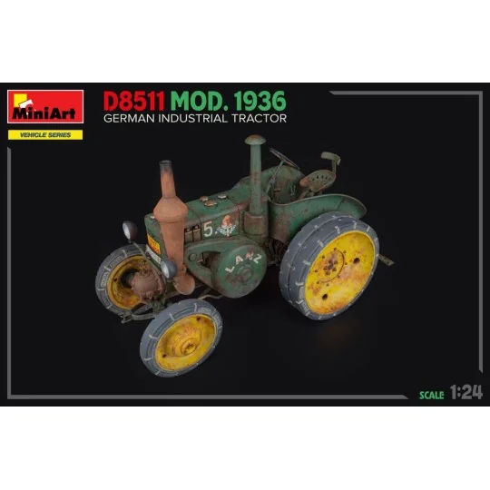 German Industrial Tractor D8511 Mod. 1936, 1/24 - MiniArt 24005 German Industrial Tractor D8511 Mod. 1936, 1/24 - MiniArt 24005