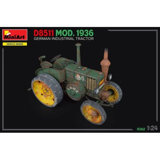 German Industrial Tractor D8511 Mod. 1936, 1/24 - MiniArt 24005 German Industrial Tractor D8511 Mod. 1936, 1/24 - MiniArt 24005