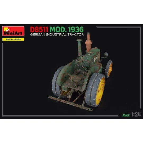 German Industrial Tractor D8511 Mod. 1936, 1/24 - MiniArt 24005 German Industrial Tractor D8511 Mod. 1936, 1/24 - MiniArt 24005