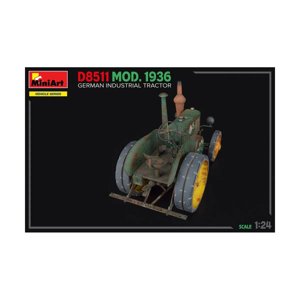 German Industrial Tractor D8511 Mod. 1936, 1/24 - MiniArt 24005 German Industrial Tractor D8511 Mod. 1936, 1/24 - MiniArt 24005