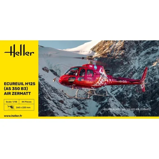 Ecureuil H125 (AS 350 B3) Air Zermatt, 1/48 - Heller 80490