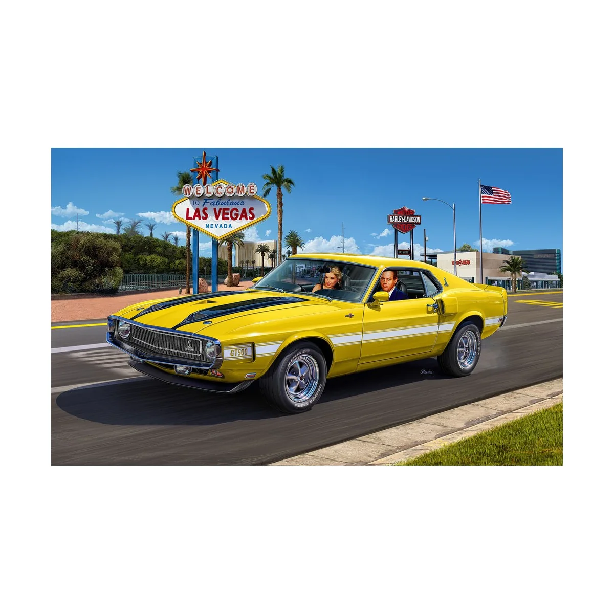 '70 Shelby Mustang GT500, 1/25 - Revell 07729 '70 Shelby Mustang GT500, 1/25 - Revell 07729