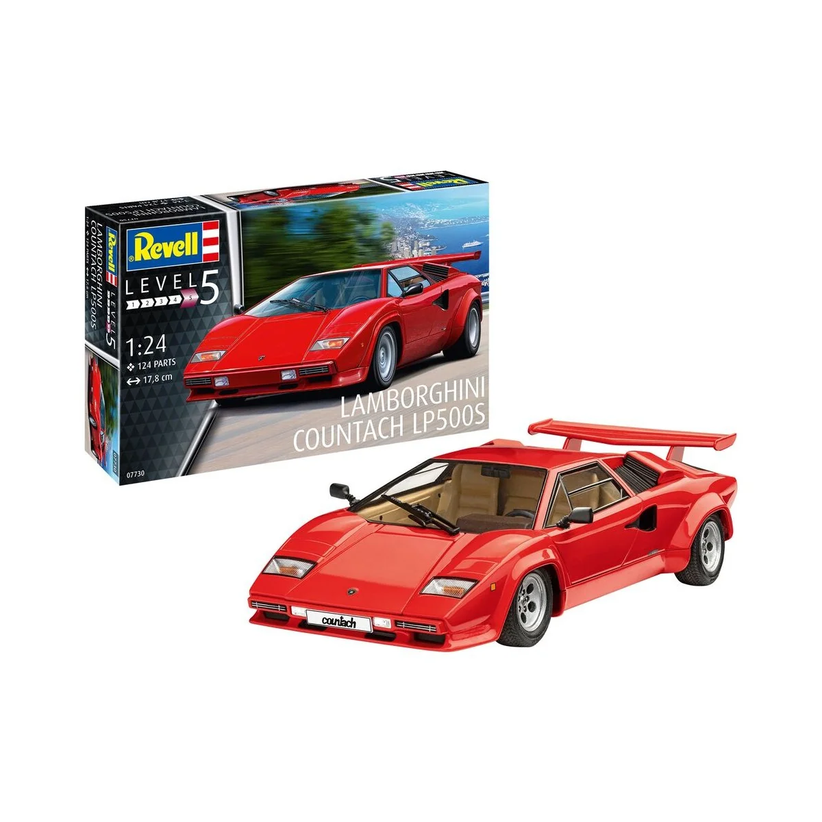 Lamborghini Countach LP500S, 1/24 - Revell 07730