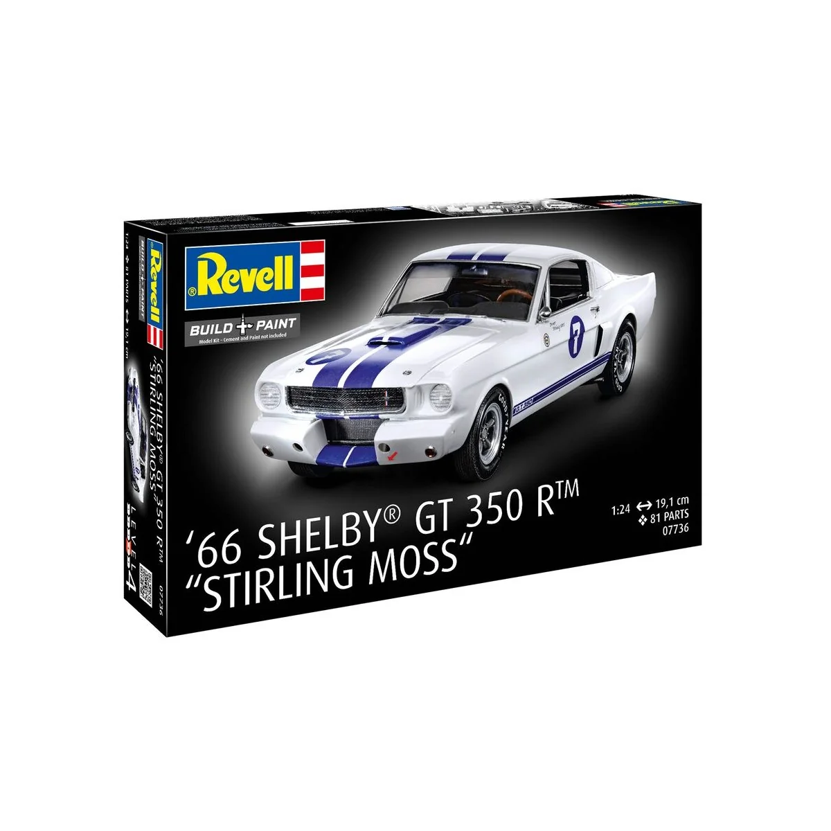 1966 Shelby GT 350 R Stirling Moss, 1/24 - Revell 07736