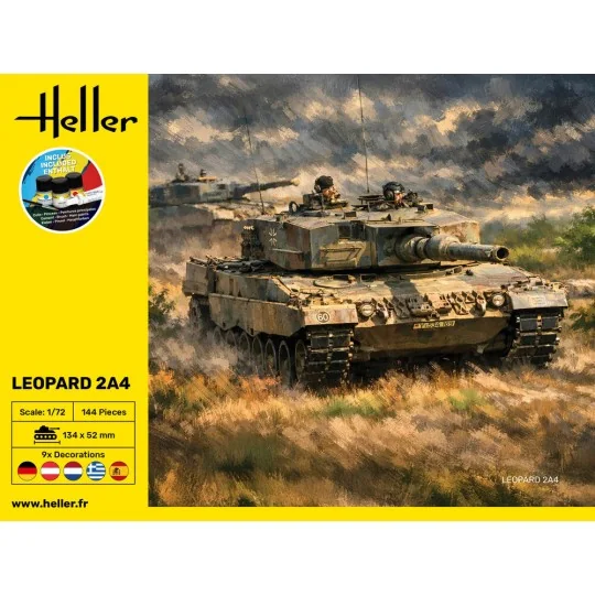 STARTER KIT Leopard 2A4, 1/72 - Heller 35800 STARTER KIT Leopard 2A4, 1/72 - Heller 35800