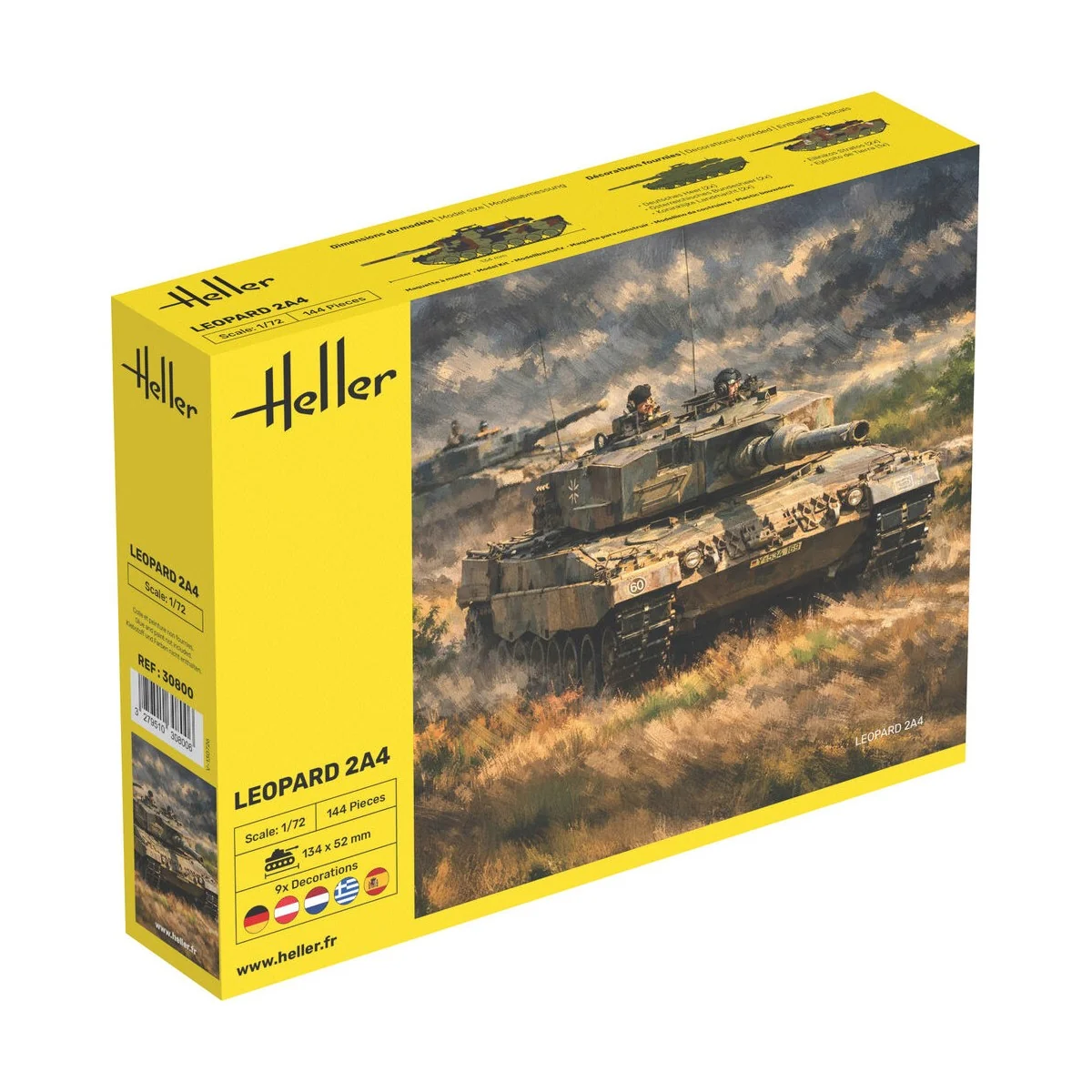 Leopard 2A4, 1/72 - Heller 30800 Leopard 2A4, 1/72 - Heller 30800
