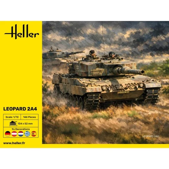 Leopard 2A4, 1/72 - Heller 30800 Leopard 2A4, 1/72 - Heller 30800