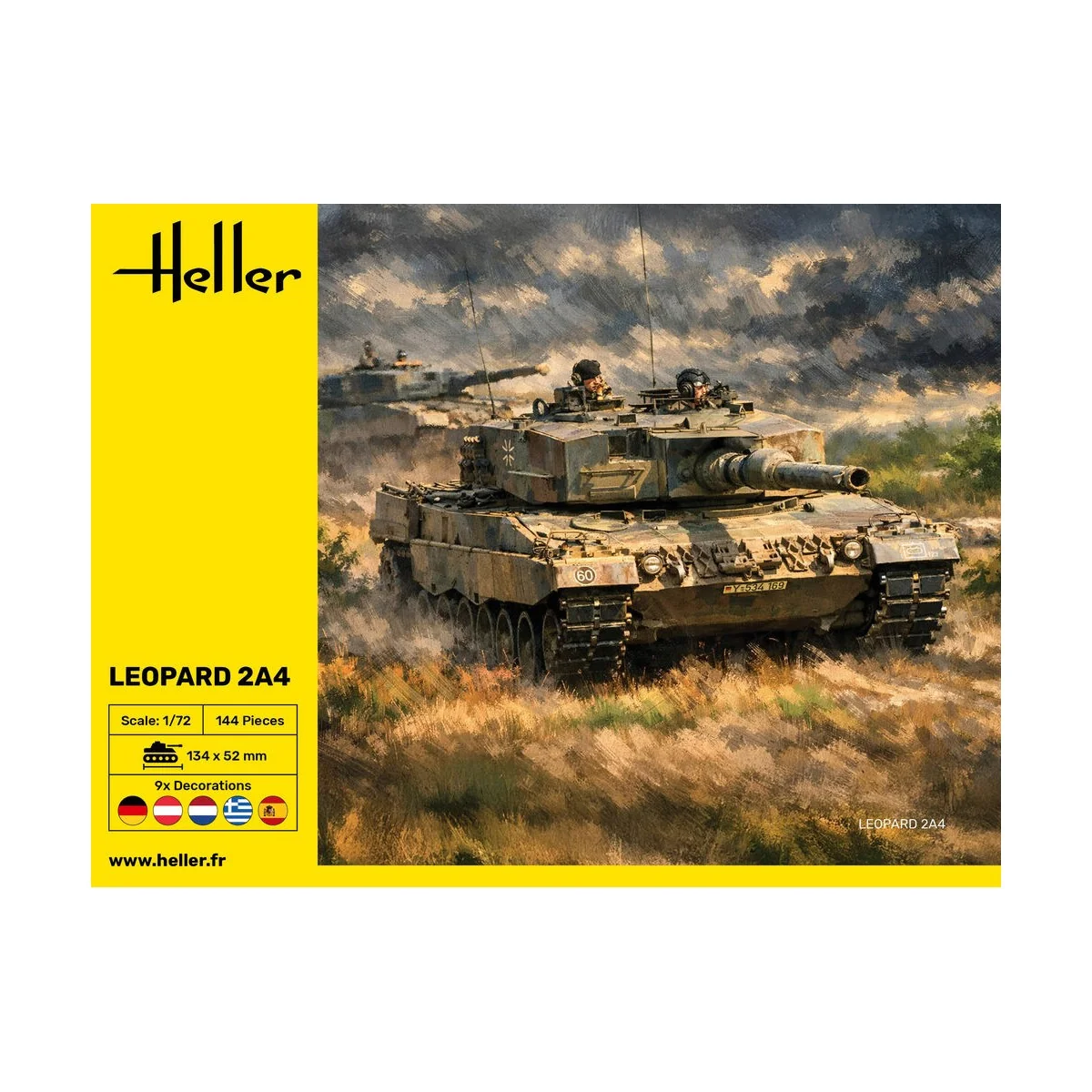 Leopard 2A4, 1/72 - Heller 30800 Leopard 2A4, 1/72 - Heller 30800