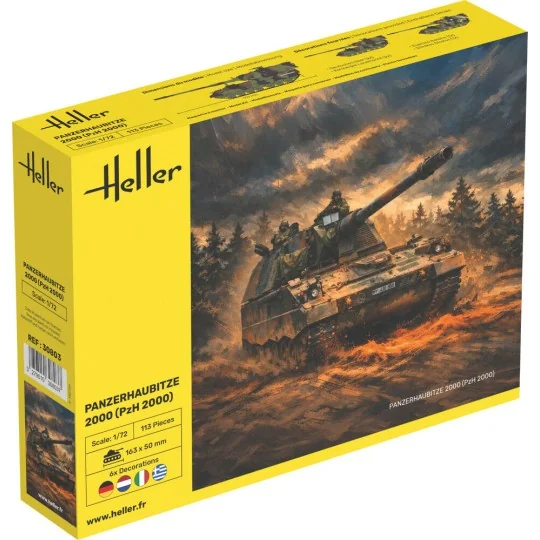 Panzerhaubitze 2000 (PzH 2000), 1/72 - Heller 30803 Panzerhaubitze 2000 (PzH 2000), 1/72 - Heller 30803