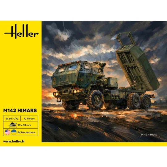 M142 HIMARS (High Mobility Artillery Rocket System), 1/72 - Heller ... M142 HIMARS (High Mobility Artillery Rocket System), 1/72 - Heller ...