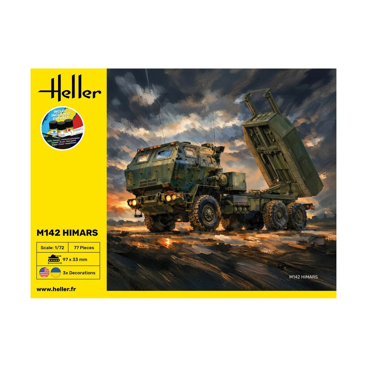 STARTER KIT M142 HIMARS (High Mobility Artillery Rocket System), 1/... STARTER KIT M142 HIMARS (High Mobility Artillery Rocket System), 1/...