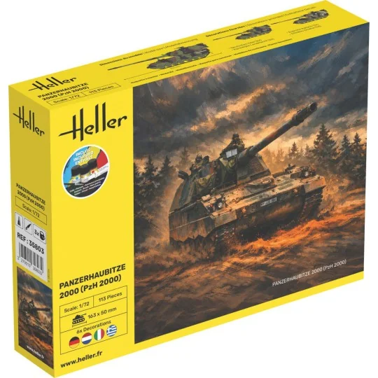 STARTER KIT Panzerhaubitze 2000 (PzH 2000), 1/72 - Heller 35803 STARTER KIT Panzerhaubitze 2000 (PzH 2000), 1/72 - Heller 35803