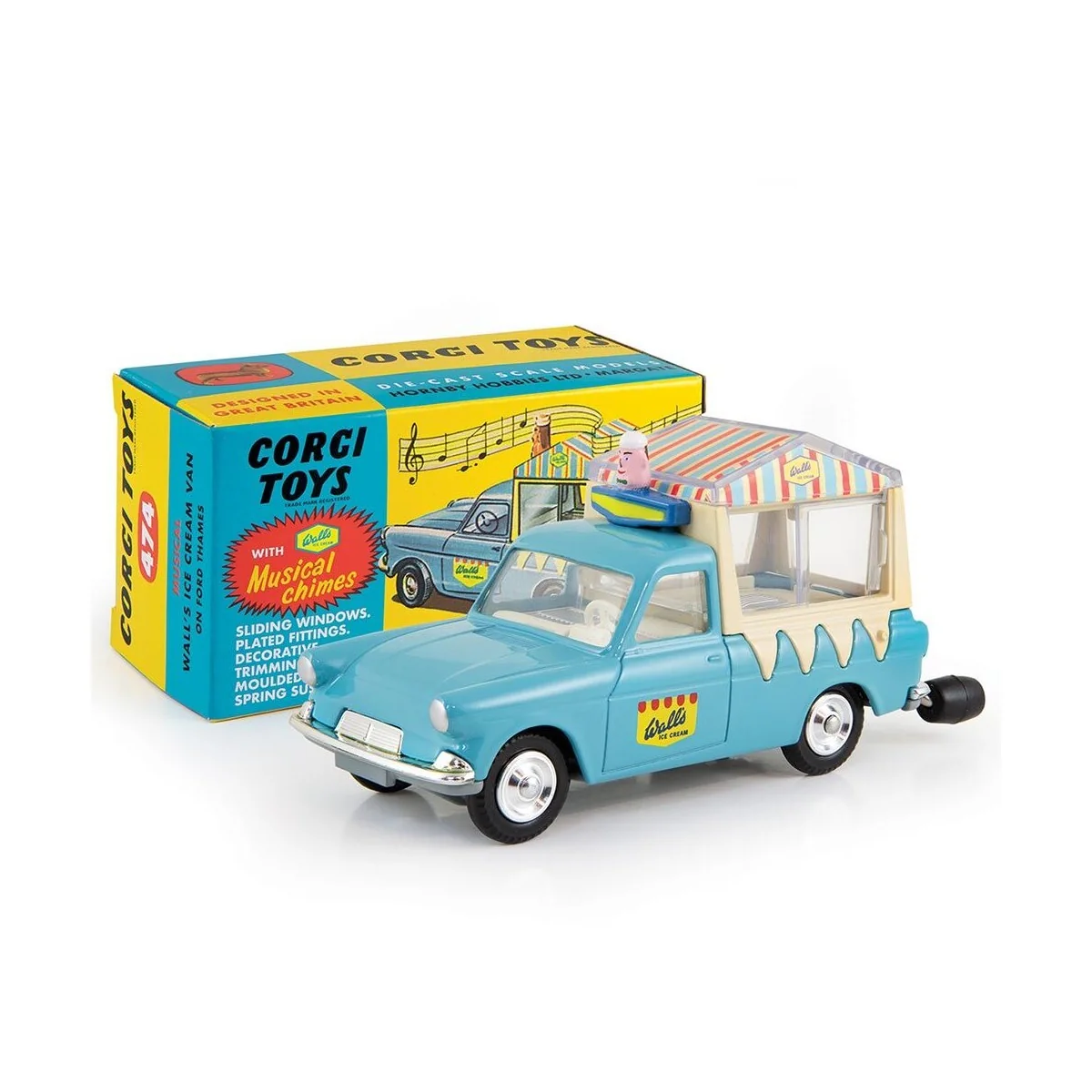 474 - Corgi Musical Ice Cream Van - Corgi CD54321001 474 - Corgi Musical Ice Cream Van - Corgi CD54321001
