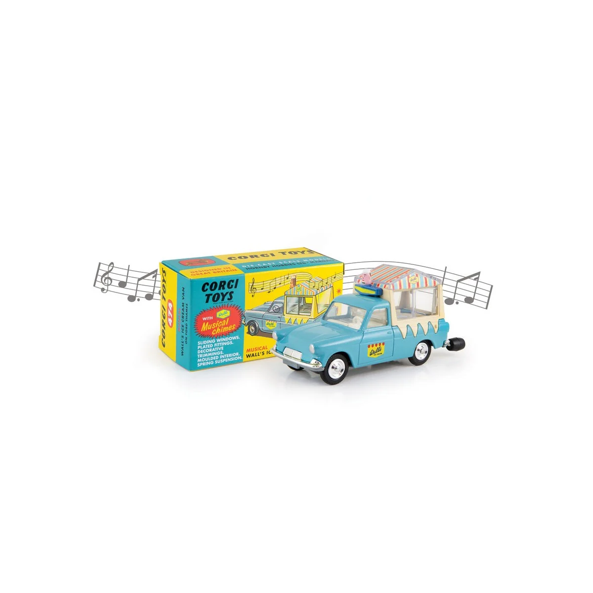 474 - Corgi Musical Ice Cream Van - Corgi CD54321001 474 - Corgi Musical Ice Cream Van - Corgi CD54321001