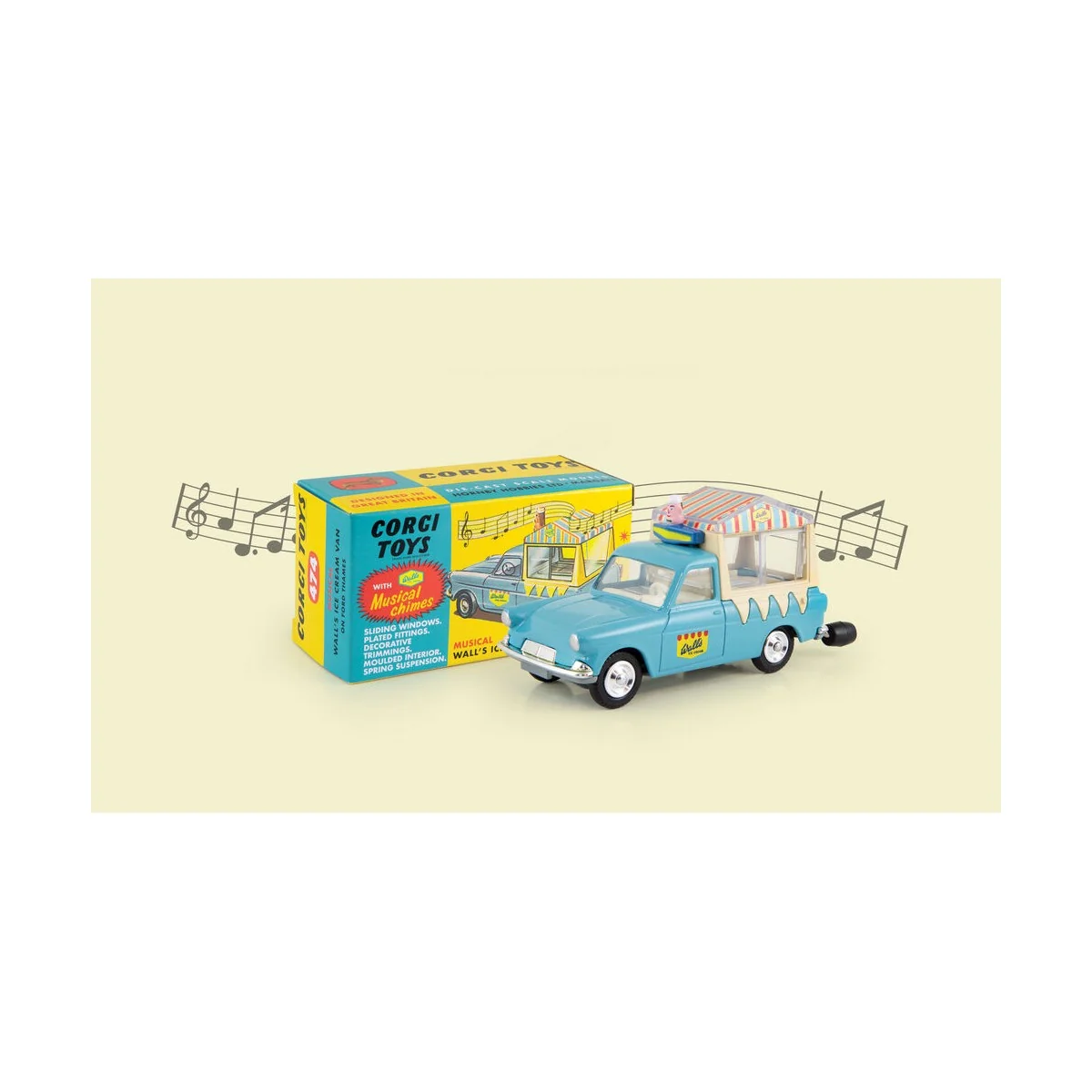 474 - Corgi Musical Ice Cream Van - Corgi CD54321001 474 - Corgi Musical Ice Cream Van - Corgi CD54321001