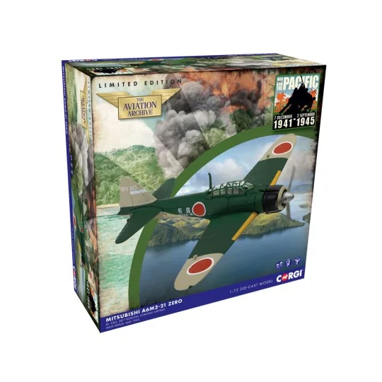Mitsubishi A6M2-21 Zero, Jeffman Island, 1944, 1/72 - Corgi AA33110 Mitsubishi A6M2-21 Zero, Jeffman Island, 1944, 1/72 - Corgi AA33110